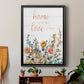 Home is Where Love Grows - Modern Framed Canvas Print