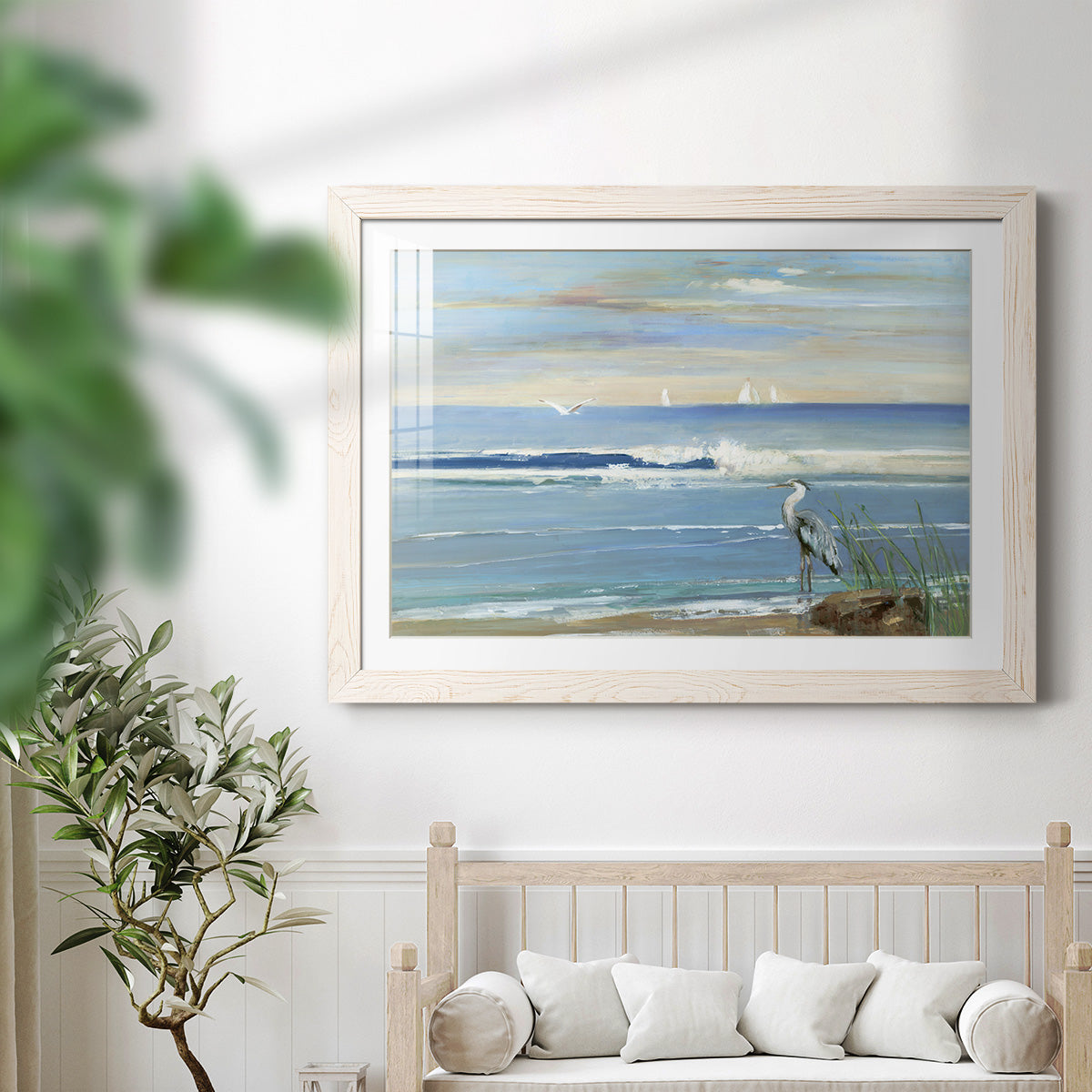 Sunrise Bay - Barnwood Framed Art Print