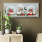 Snow Globe Village Collection D - Floater Framed Canvas Print
