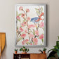 Cherry Blossom Perch II - Modern Framed Canvas Print