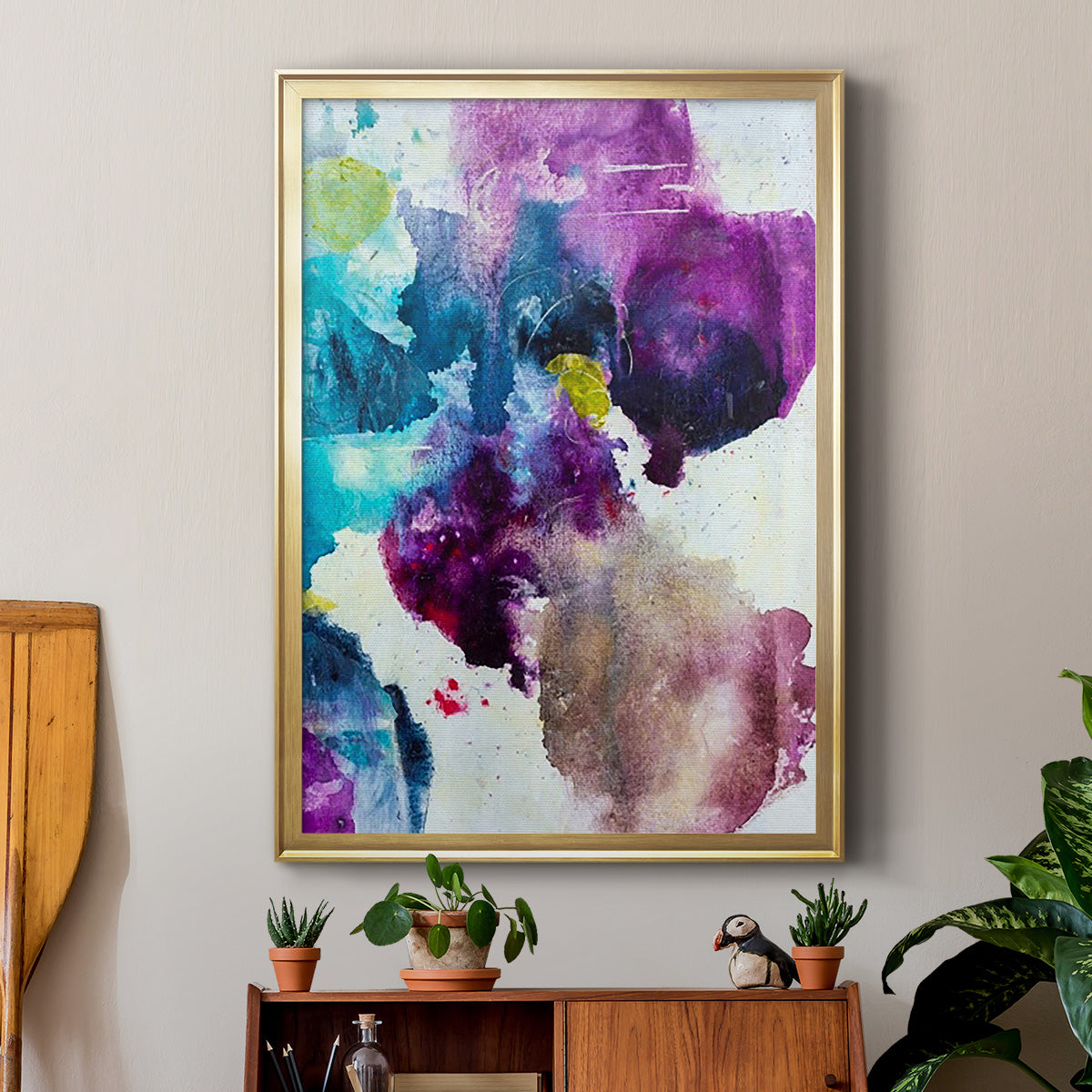 Dreaming II - Modern Framed Canvas Print