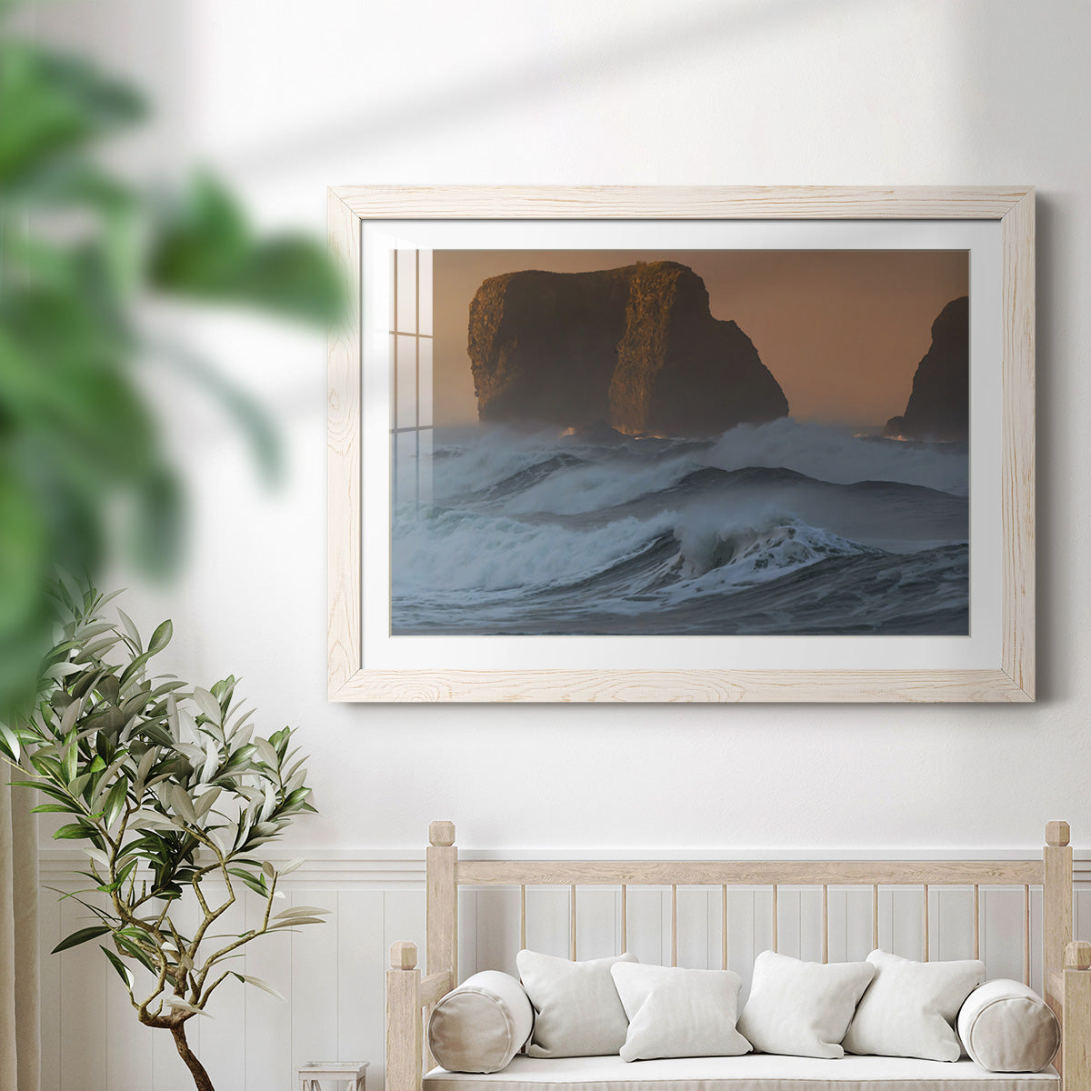 To the Shore - Barnwood Framed Art Print