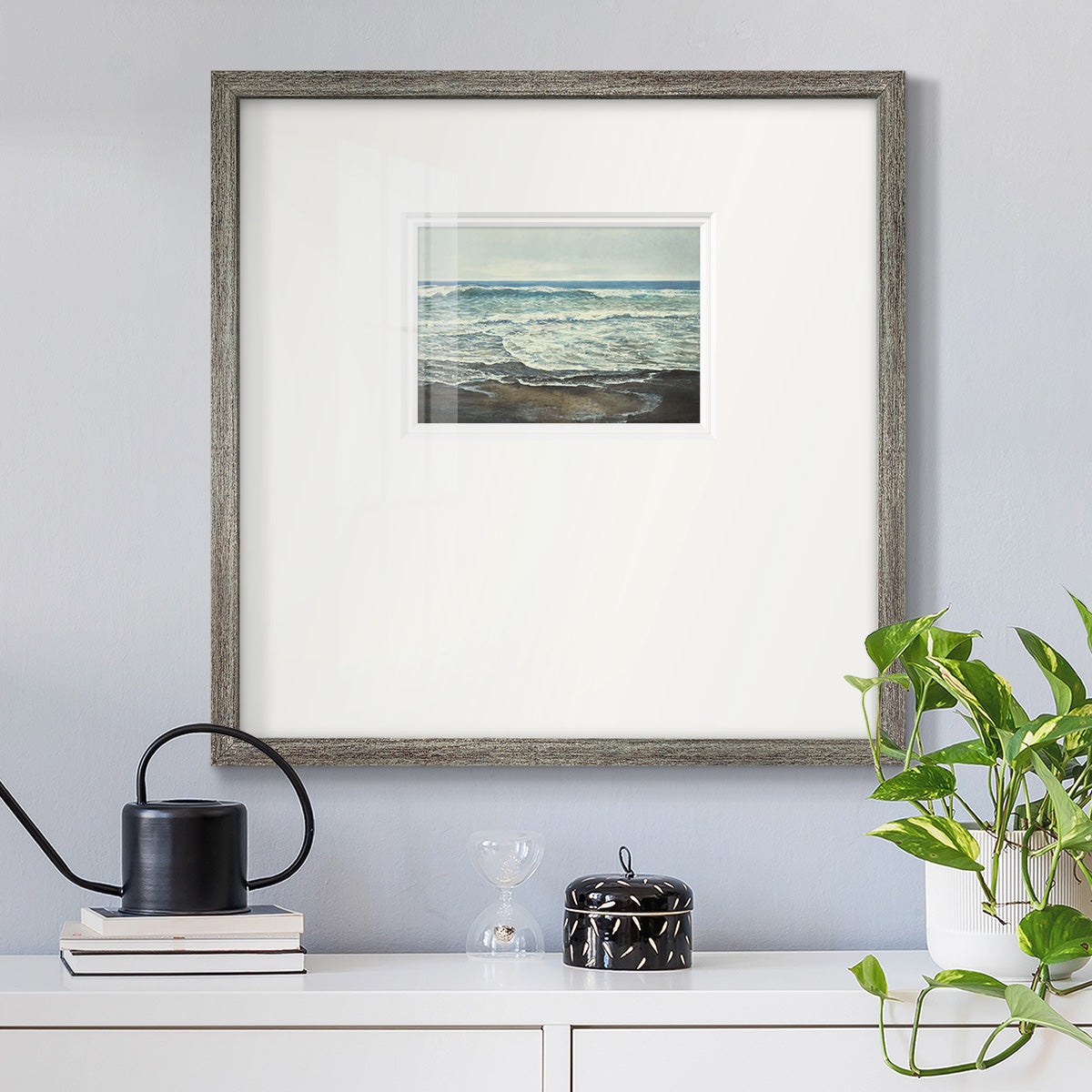 Coastal Reflection - Double Matboard Framed Print