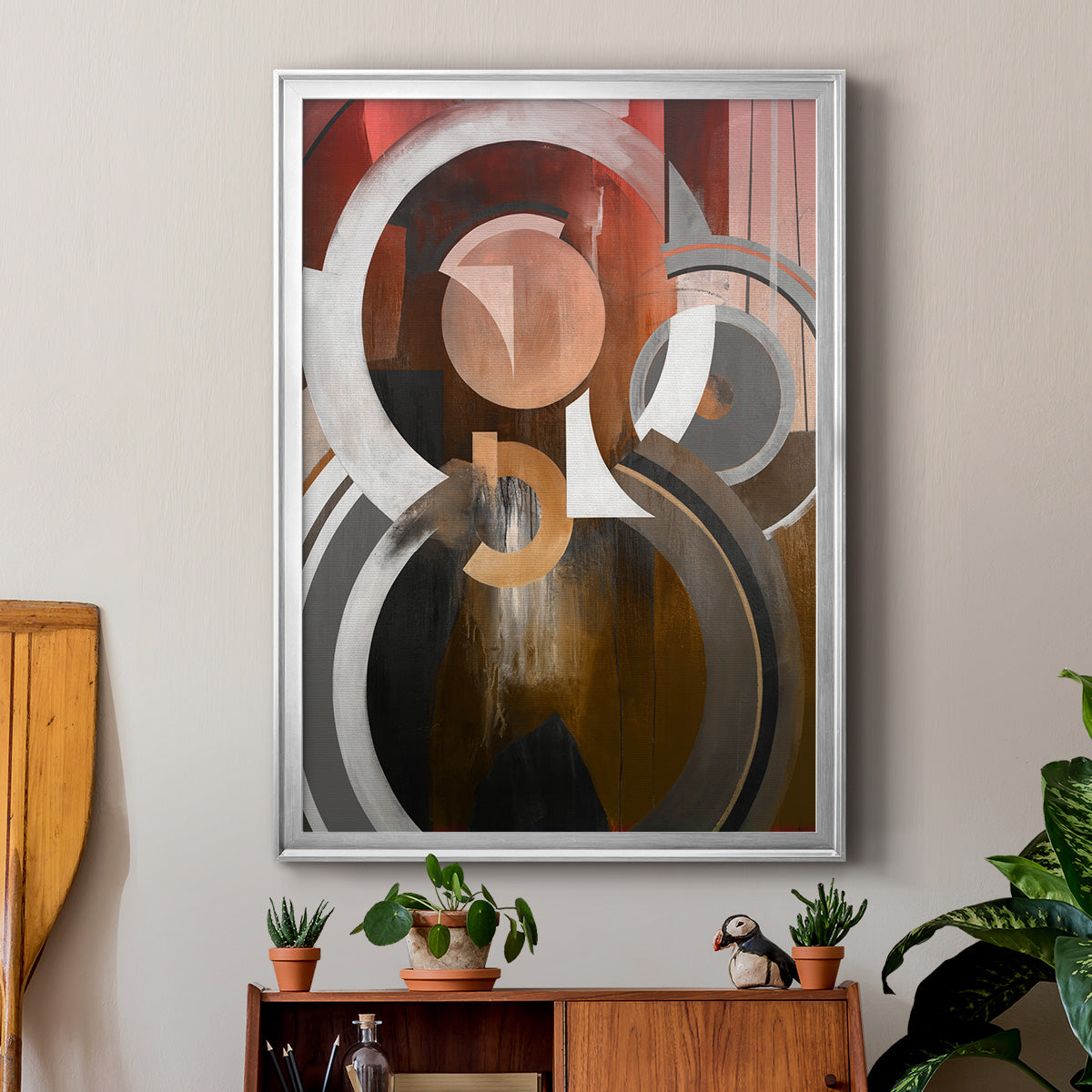 Focal - Modern Framed Canvas Print