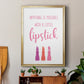 Little Lipstick - Modern Framed Canvas Print