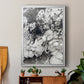 Marbling IX - Modern Framed Canvas Print