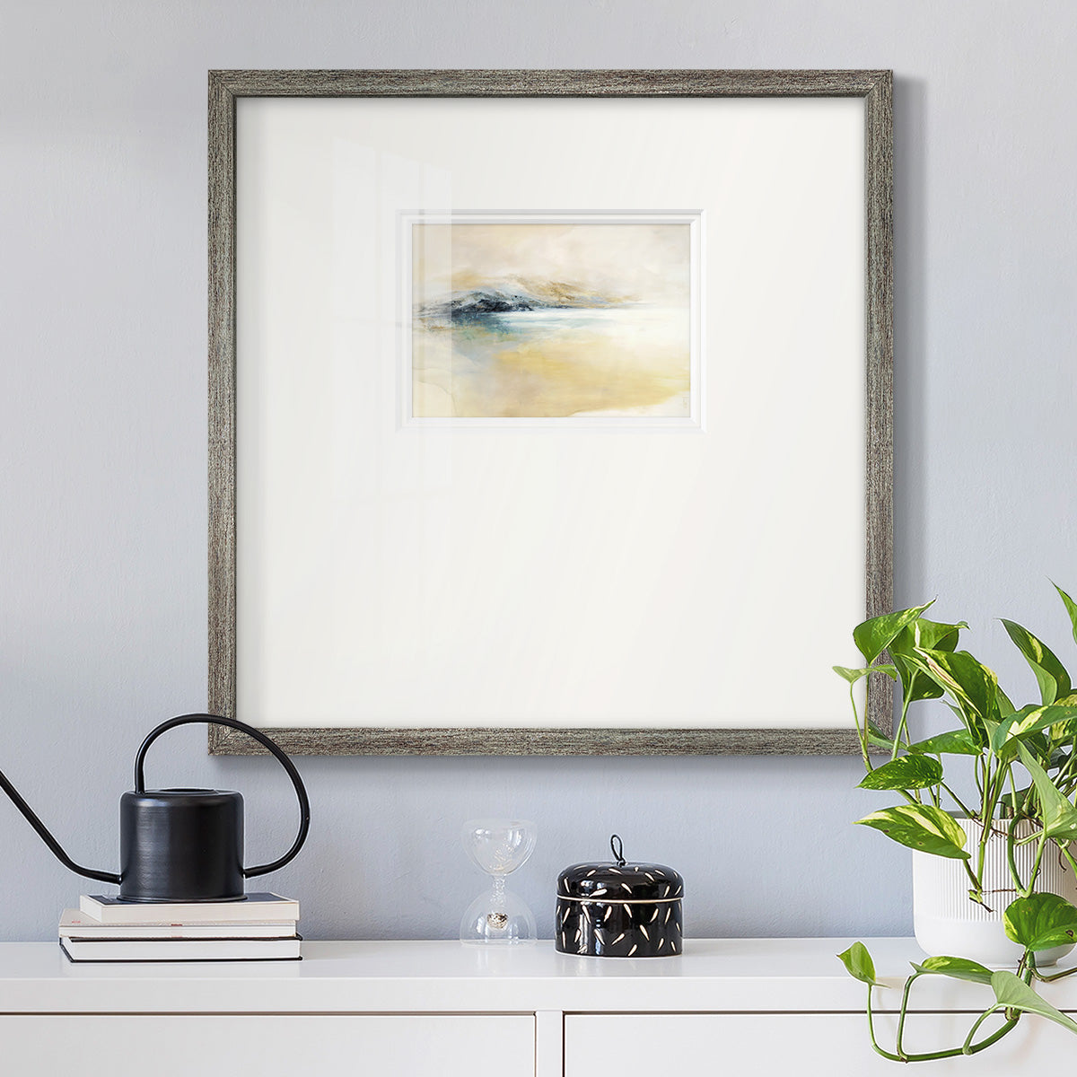 Lost in Thought - Double Matboard Framed Print