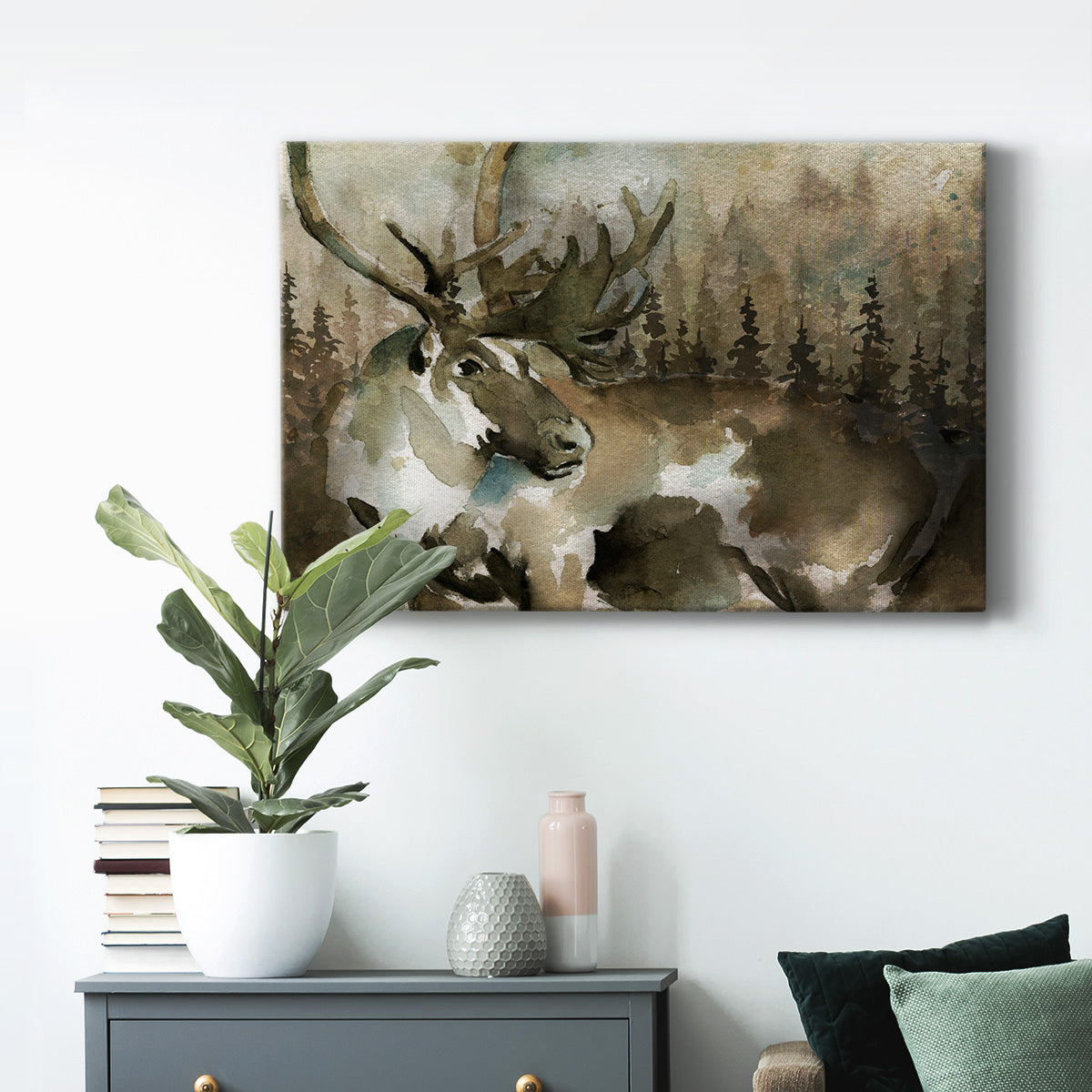 Lodge Twilight III - Canvas Art Print