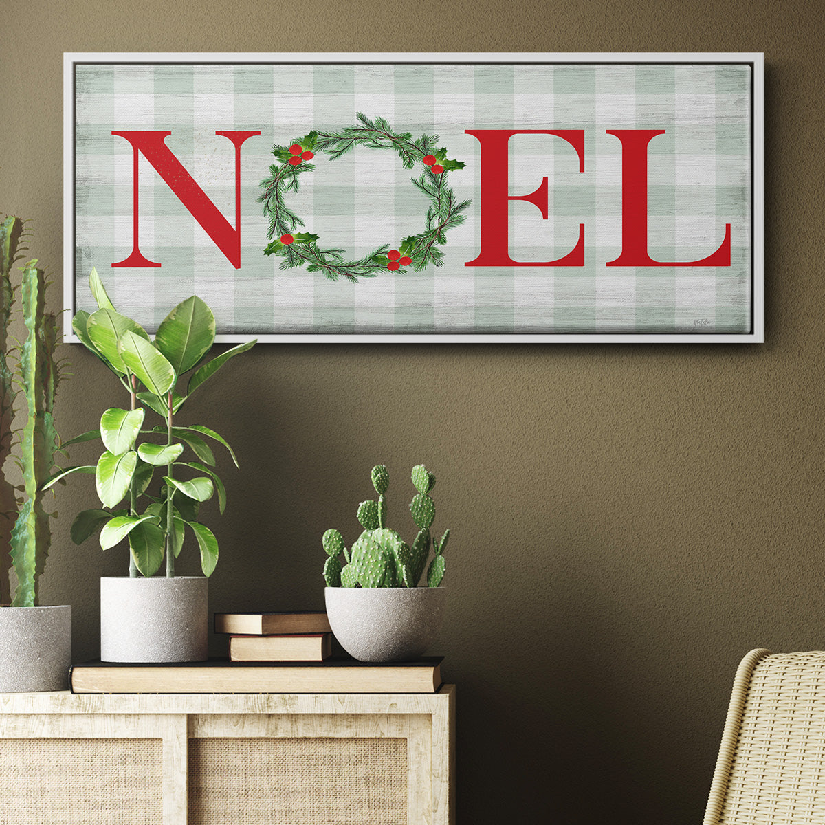 Noel - Floater Framed Canvas Print