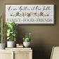 Feeding Friends I - Floater Framed Canvas Print