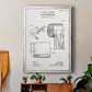 Toilet Paper Patent I - Modern Framed Canvas Print