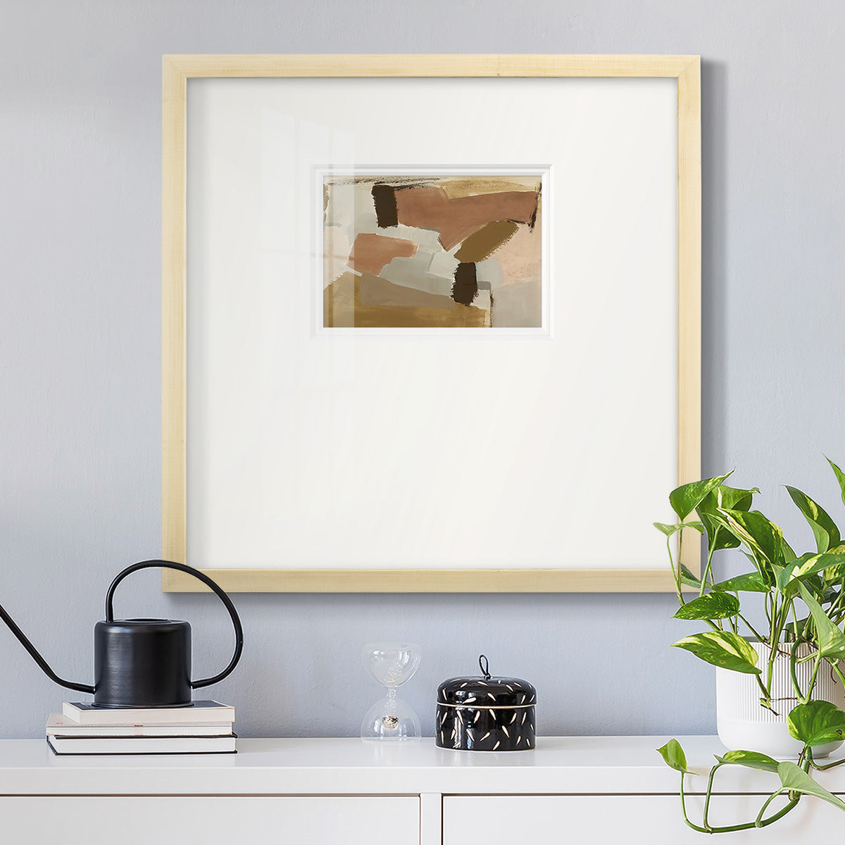 Almondine II Premium Framed Print Double Matboard