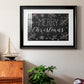 Merry Christmas Chalkboard - Modern Framed Art Print