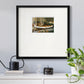 Golden Canoe Premium Framed Print Double Matboard