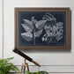 Foliage on Navy III Premium Framed Canvas- Ready to Hang