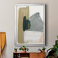 Marble Block Symmetry II - Modern Framed Canvas Print