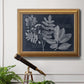 Foliage on Navy V Premium Framed Canvas- Ready to Hang