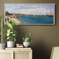 Regatta at Sainte Adresse - Floater Framed Canvas Print