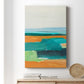 Aqua and Orange I Premium Gallery Wrapped Canvas - Ready to Hang