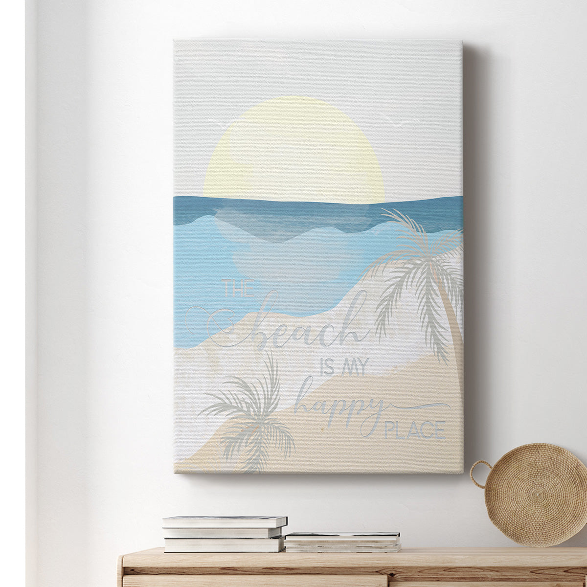 Happy Place Premium Gallery Wrapped Canvas - Ready to Hang