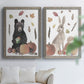 Cute Autumn Forest I - Premium Framed Canvas 2 Piece Set - Ready to Hang