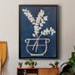 Vessel on Indigo II - Modern Framed Canvas Print