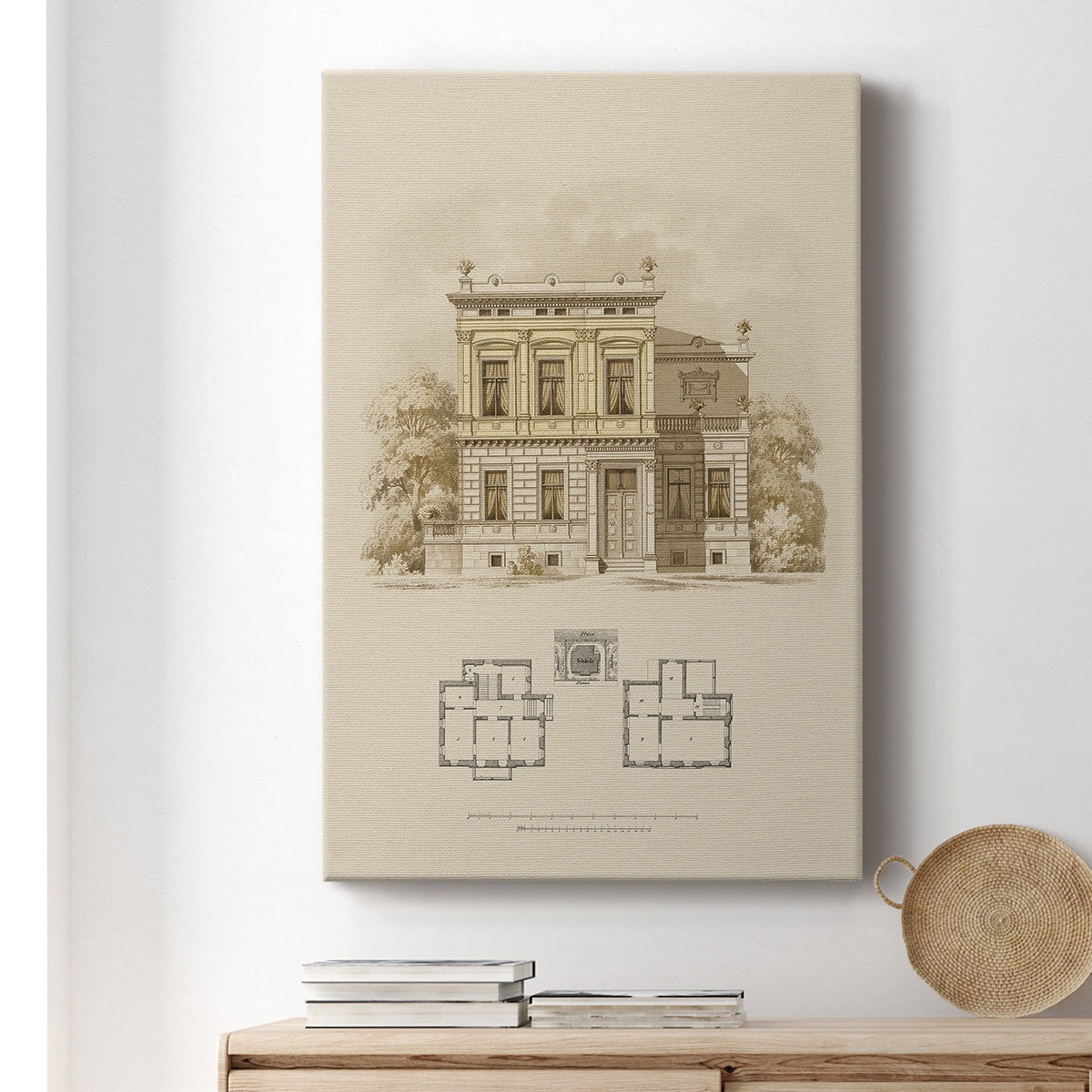 Estate and Plan III Premium Gallery Wrapped Canvas - Ready to Hang