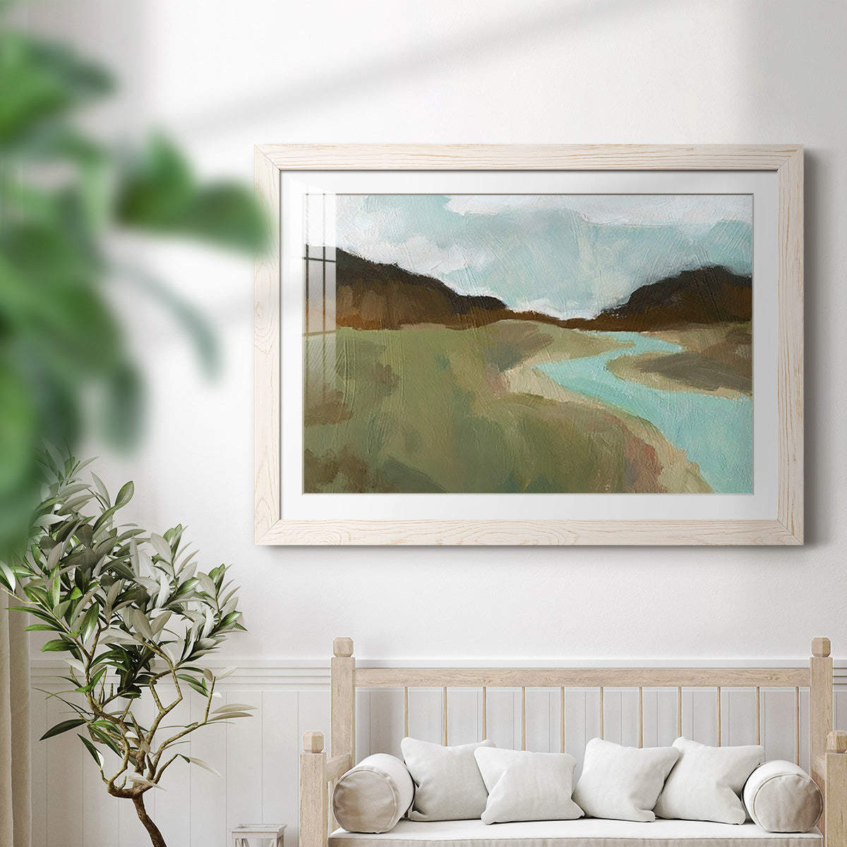 Coldwater Hills I - Barnwood Framed Art Print