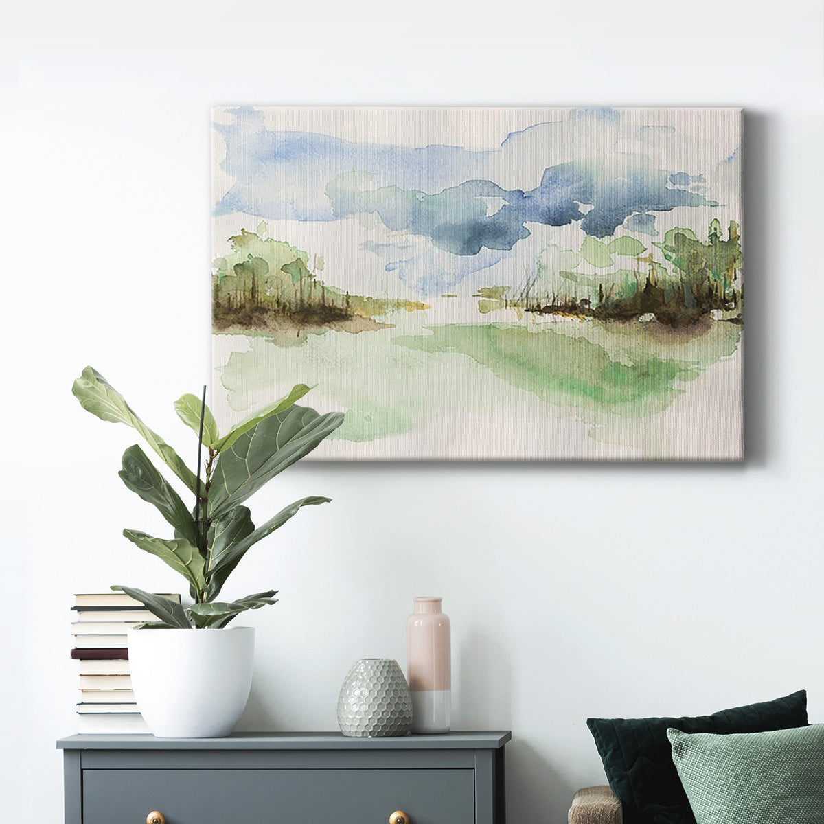 Brush Thickets II Premium Gallery Wrapped Canvas - Ready to Hang