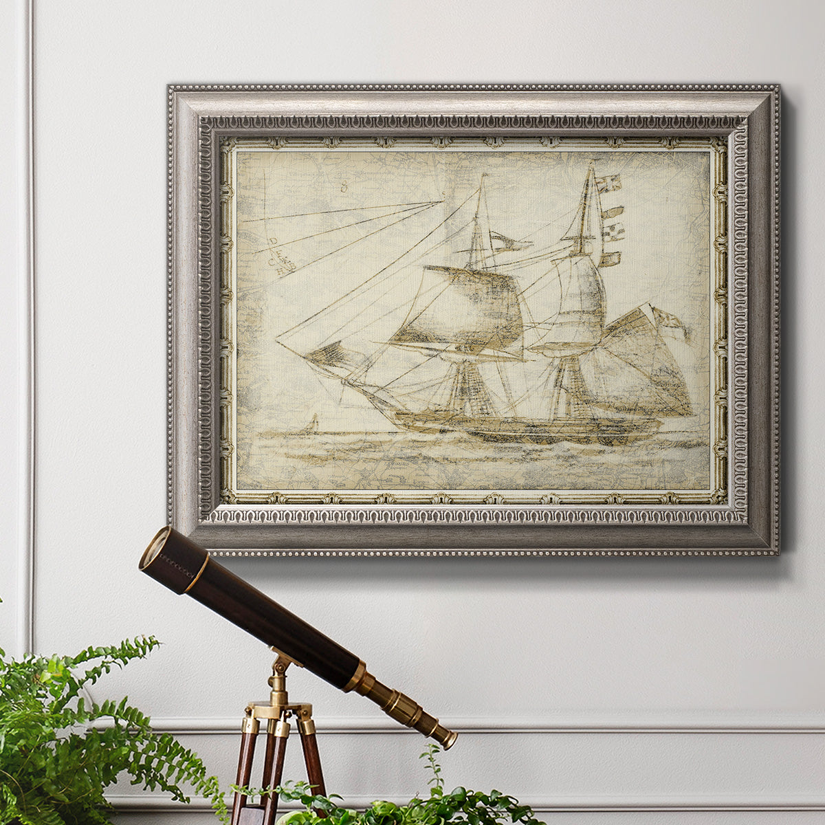 Ghost Ship II Premium Framed Canvas- Ready to Hang