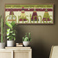 Happy Merry Joyous - Floater Framed Canvas Print