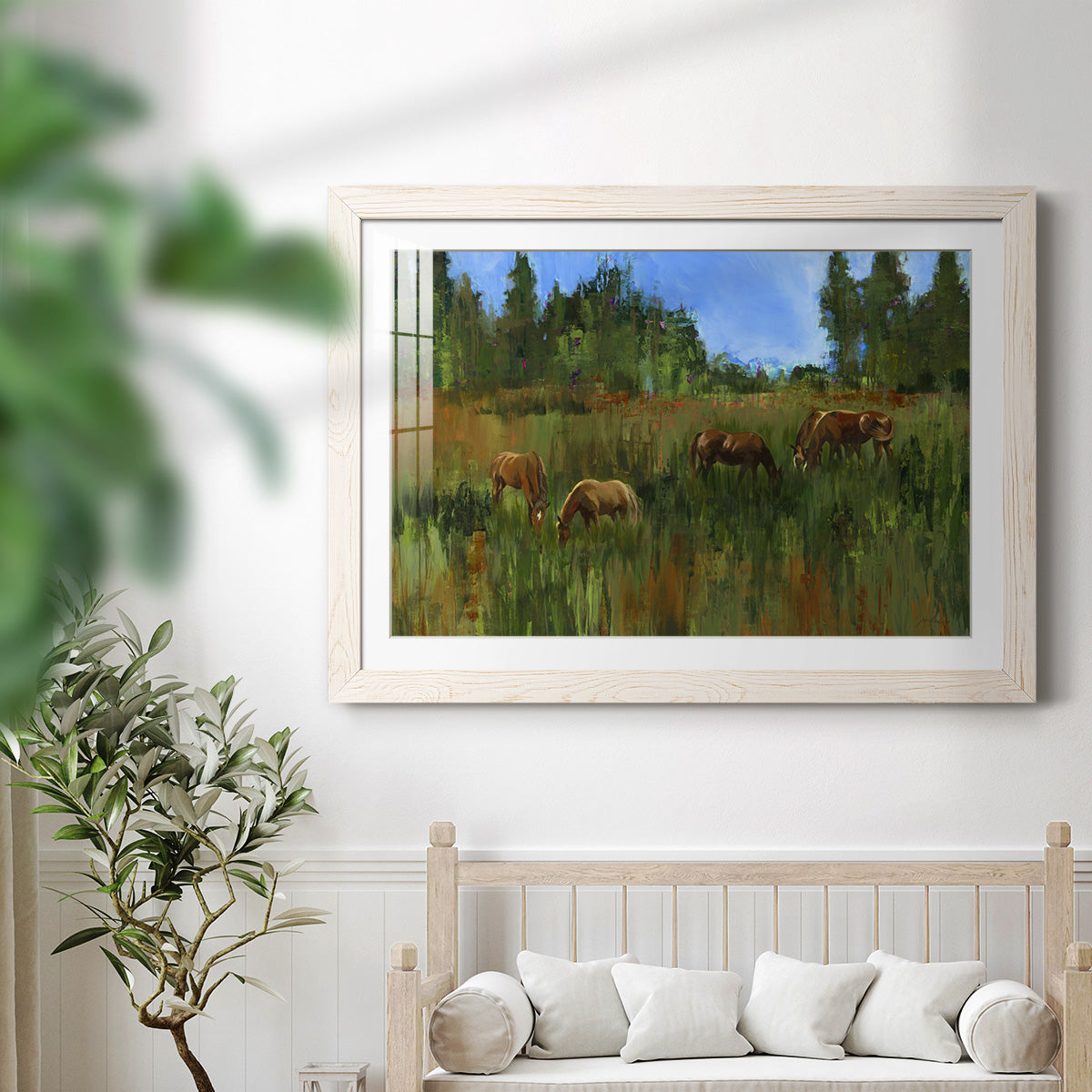 The Grass Is Always Greener - Barnwood Framed Art Print