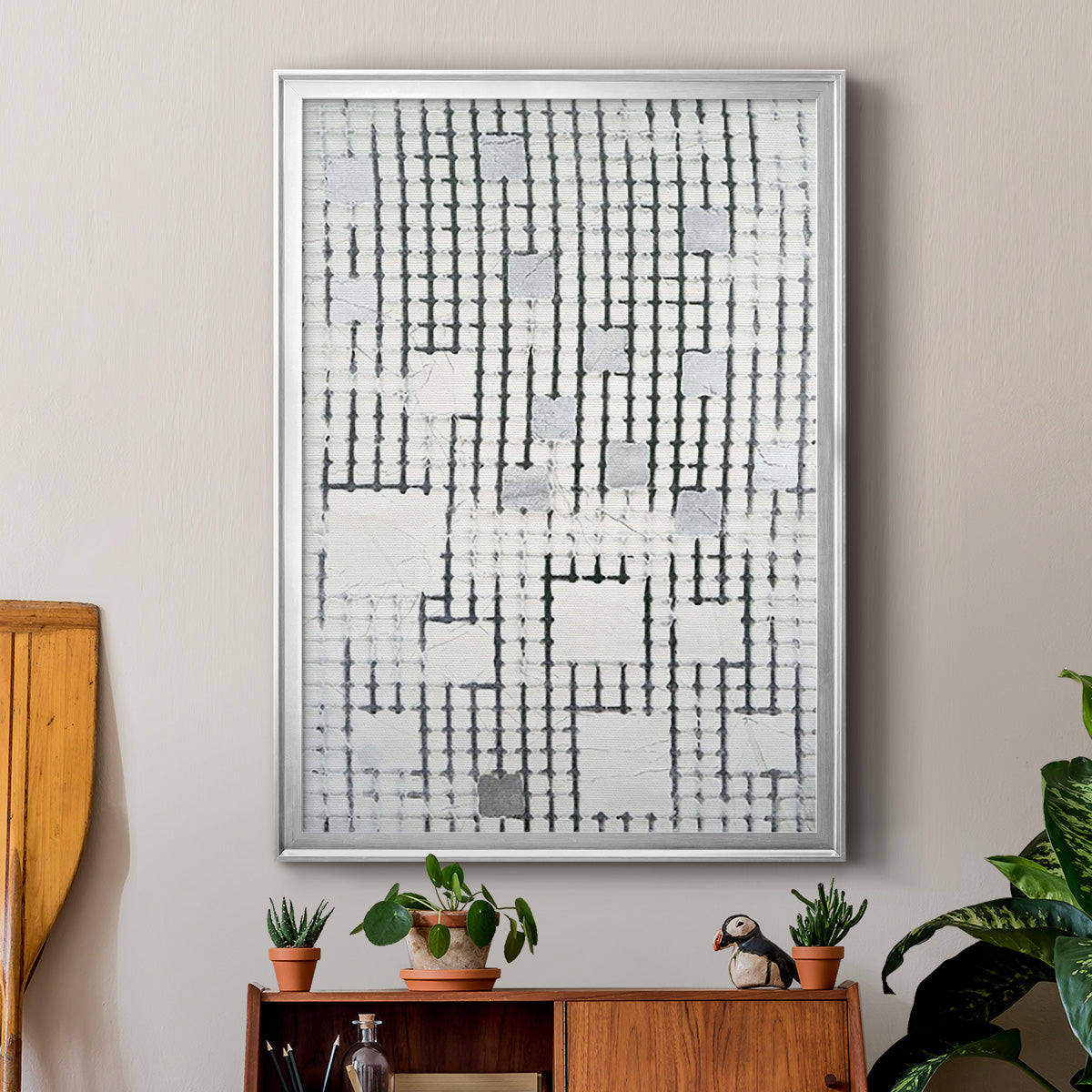 Gossamer I - Modern Framed Canvas Print
