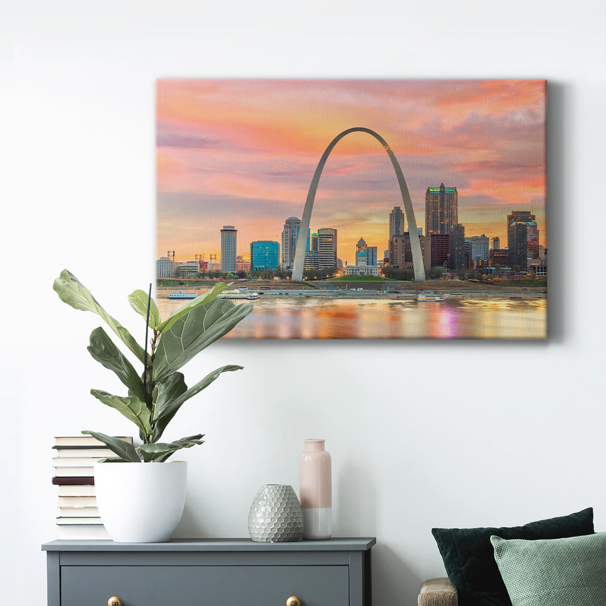 St. Louis Downtown City - Canvas Art Print