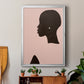 Pink Silhouette I - Modern Framed Canvas Print