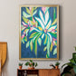 Blue Tropics IV - Modern Framed Canvas Print