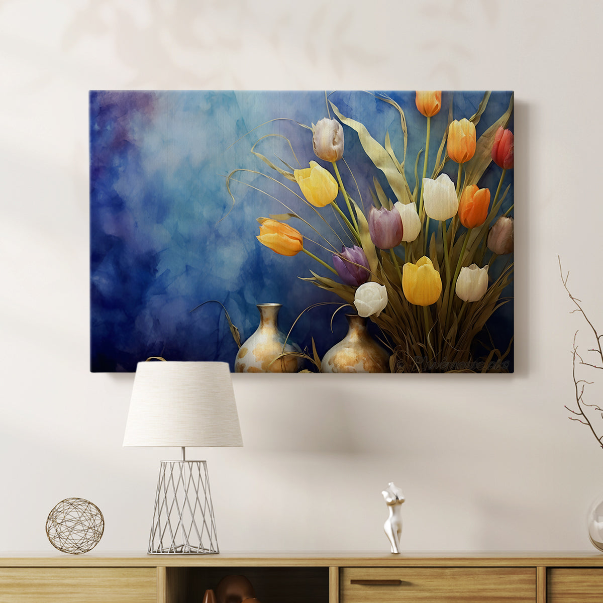 Floral Watercolor XXII - Canvas Art Print
