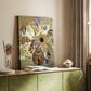 Canvas art print of a decorative arrangement with organic shapes and gentle tones styled in a home decor setting.