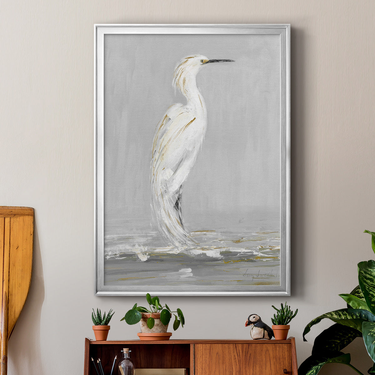 Coast Watching I - Modern Framed Canvas Print