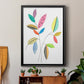 Color Pop Leaves III - Modern Framed Canvas Print