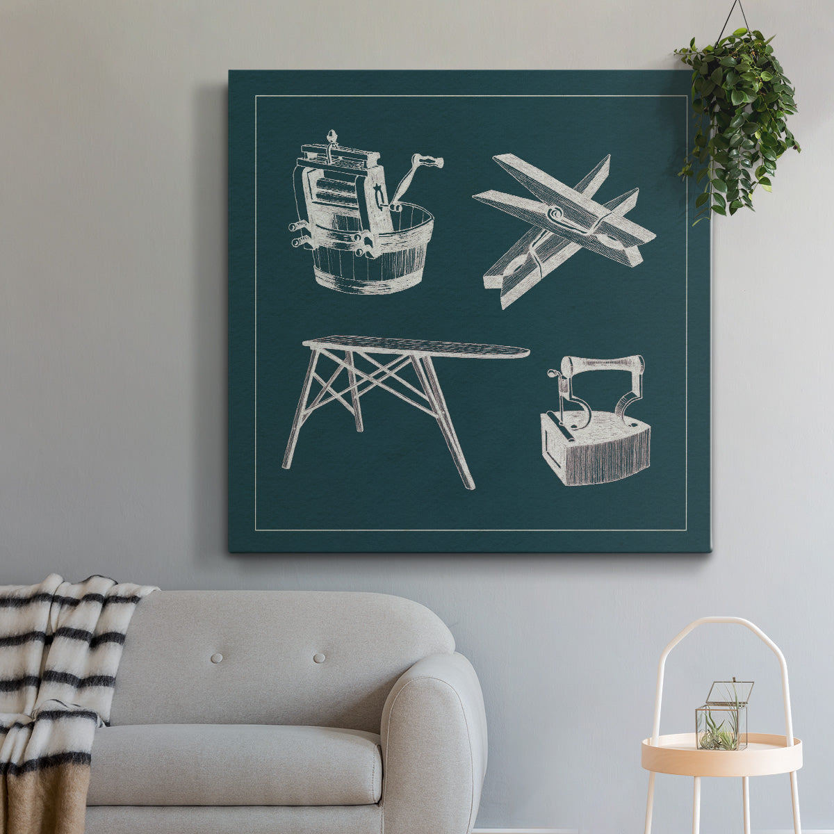Laundry Tips IV - Canvas Art Print