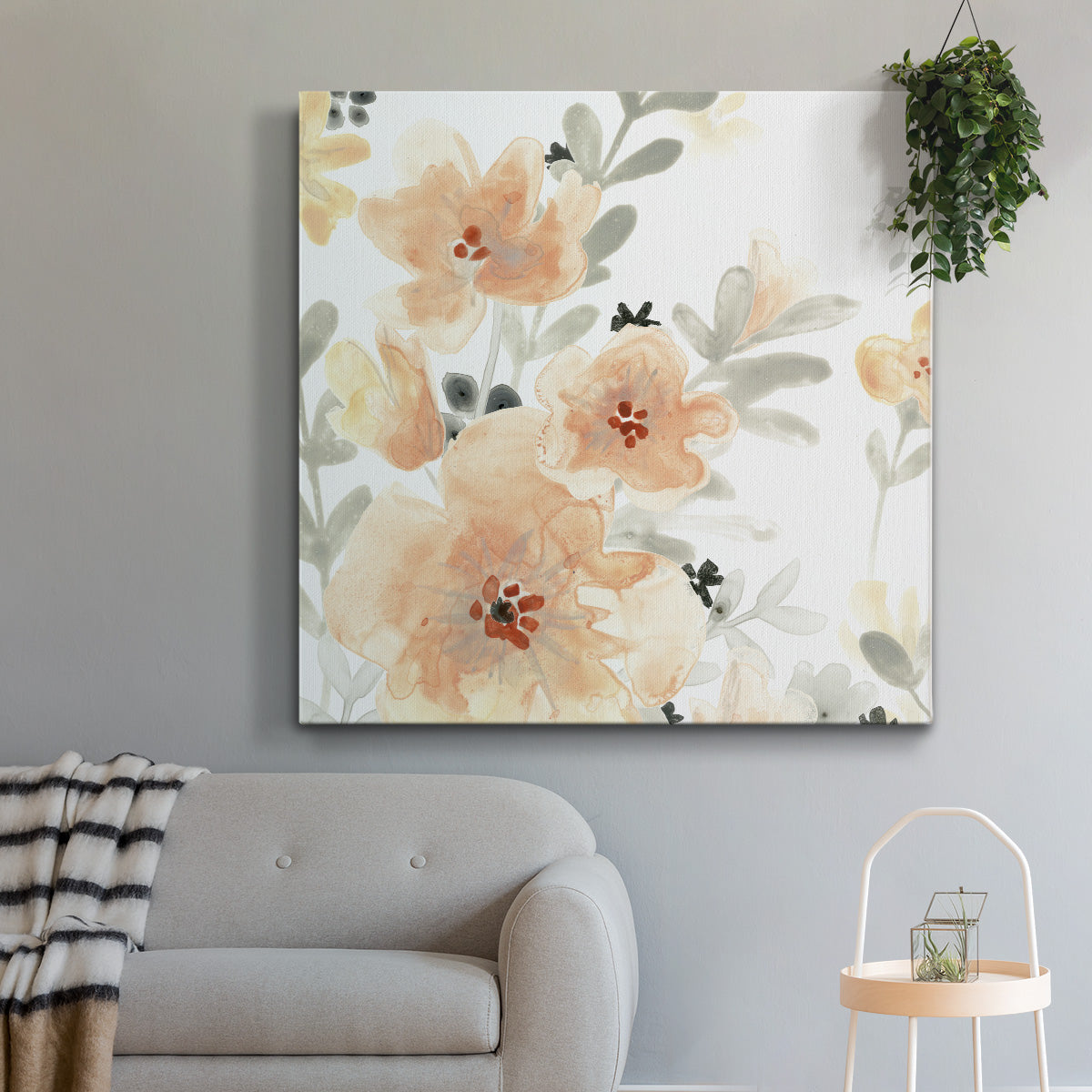 Blush Garden III - Canvas Art Print