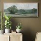 Soft Green Landscape I - Floater Framed Canvas Print