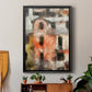 Stacked Houses IV - Modern Framed Canvas Print