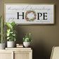 Joy Hope and Peace - Floater Framed Canvas Print