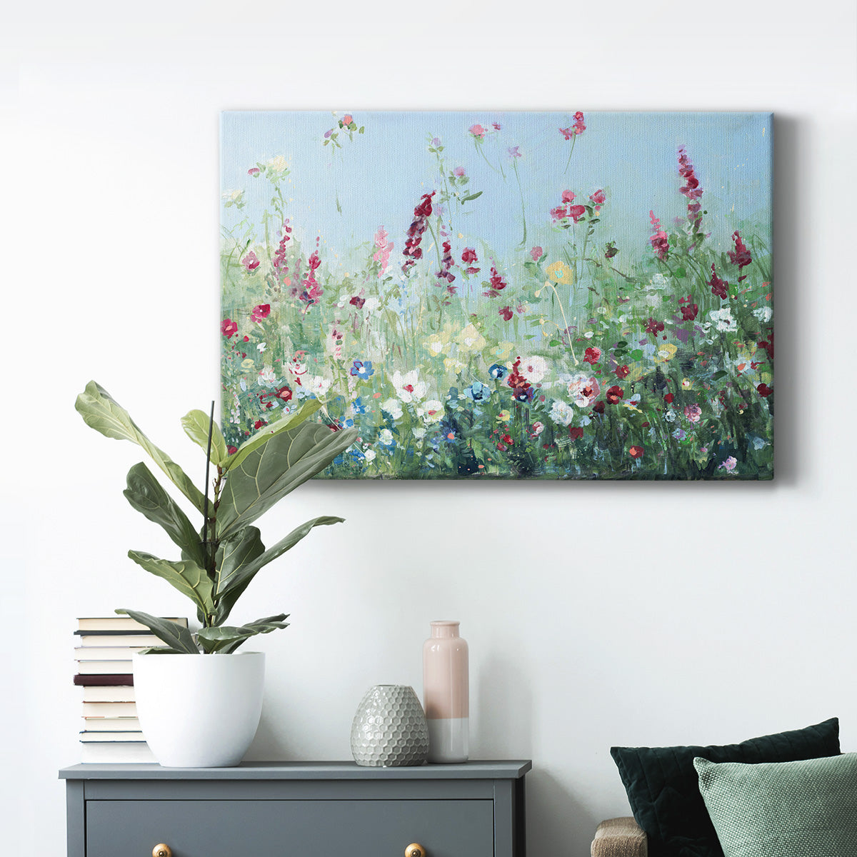 Sweet Summer Meadow Premium Gallery Wrapped Canvas - Ready to Hang