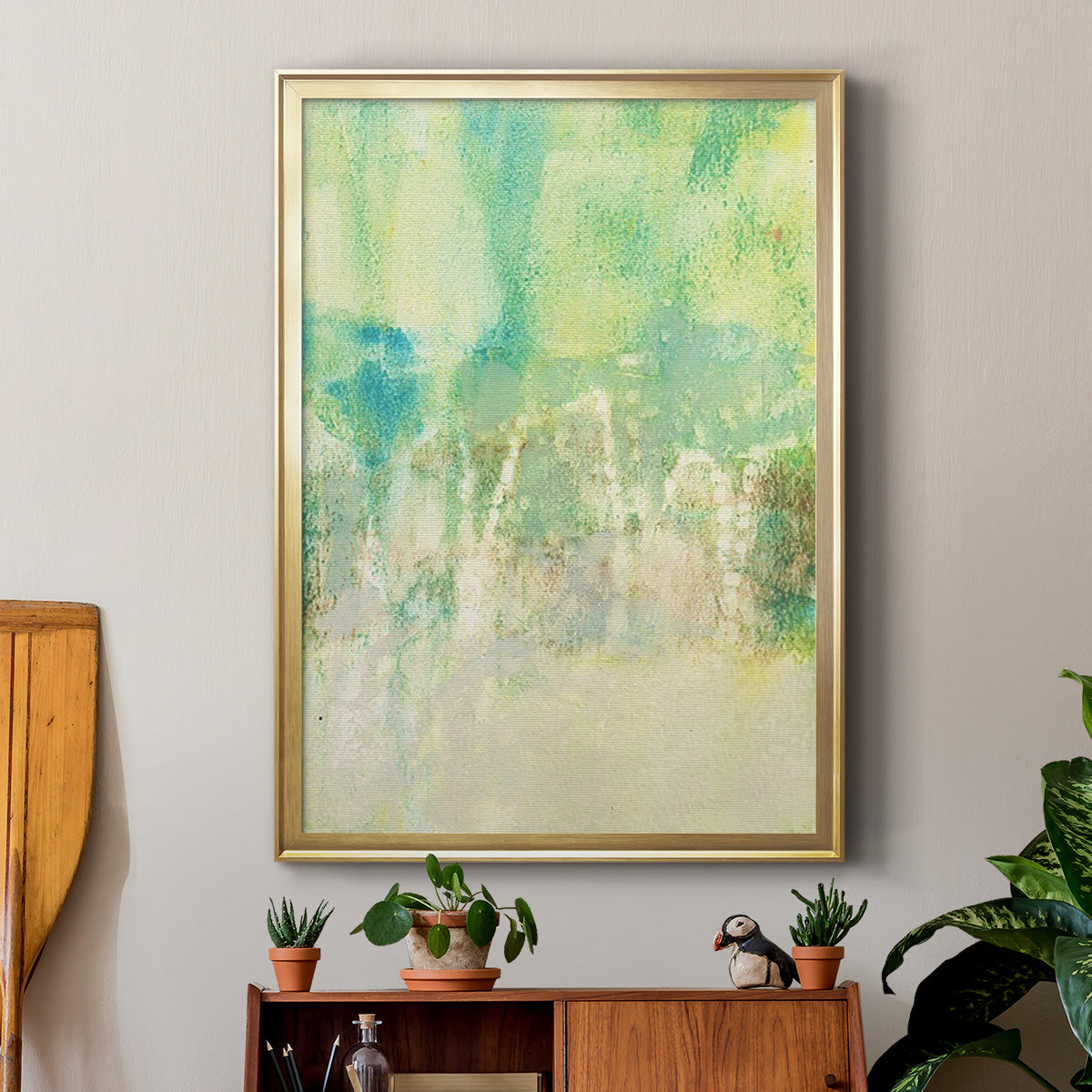 Serus II - Modern Framed Canvas Print