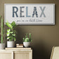 Relax - Floater Framed Canvas Print