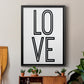 Bold Love II - Modern Framed Canvas Print