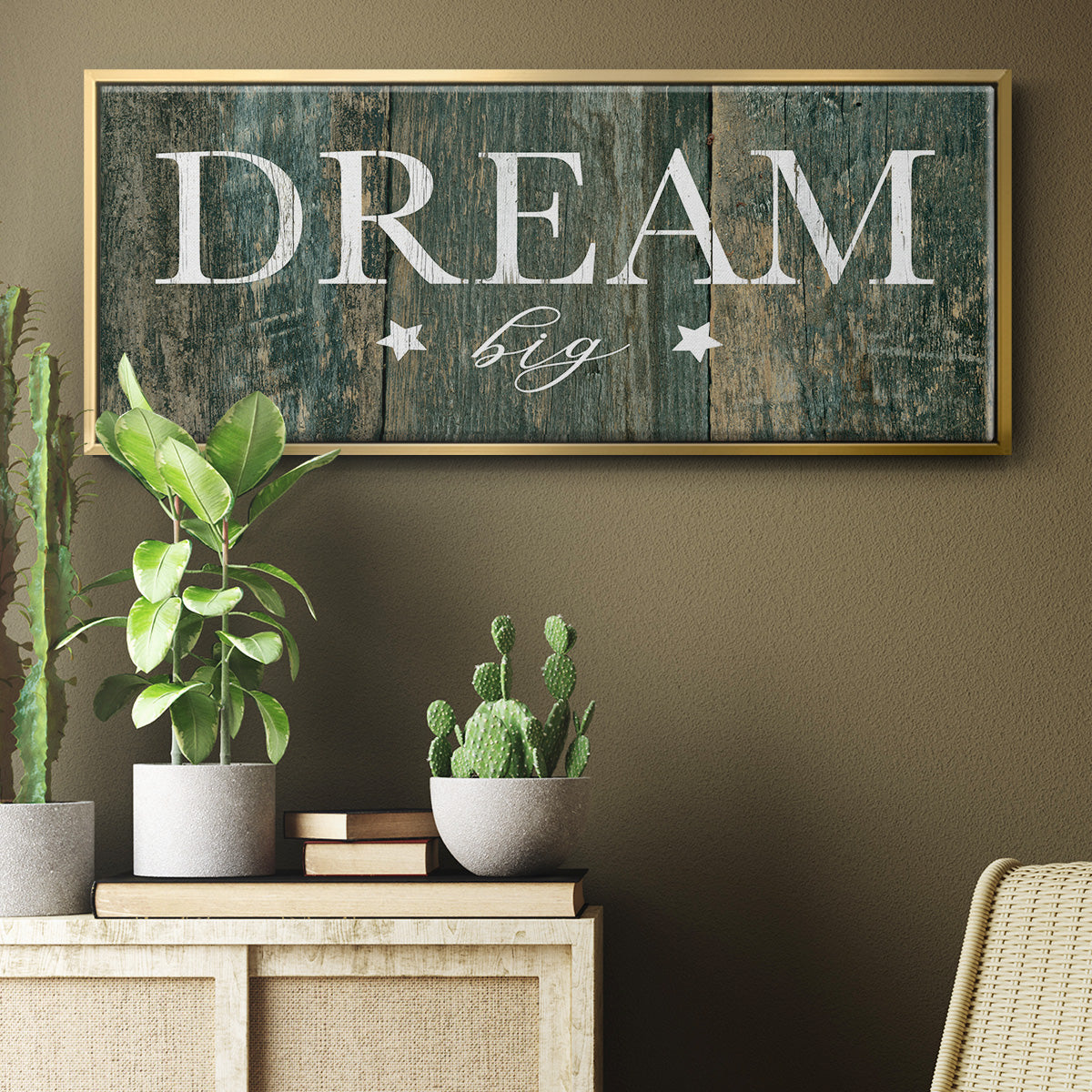 Dream Big - Floater Framed Canvas Print